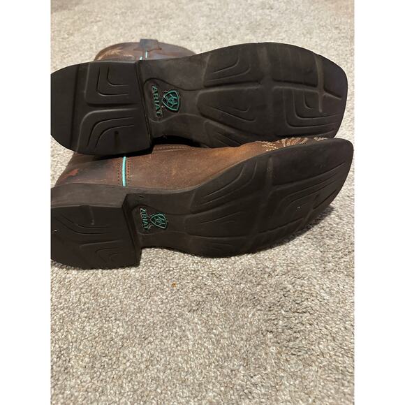 GUC Women’s size 10B Ariat Bright Eyes II Western Performance Boots - Picture 3 of 4